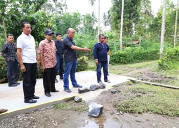 Sepuluh Jalan Baru di Nagari VII Koto Talago Diresmikan