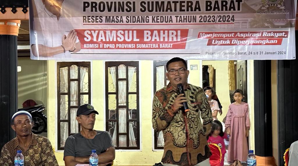 Reses Syamsul Bahri di Kampung Huta Nauli, Warga Mengeluh Pupuk dan Harga Karet Rendah