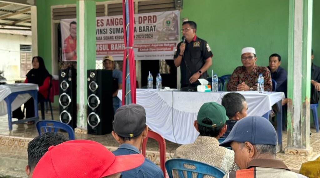 Reses Syamsul Bahri di Nagari Desa Baru Barat, Warga Minta Solusi Banjir