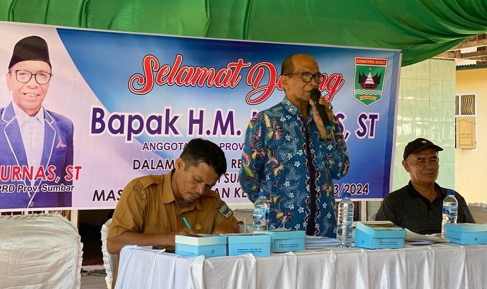 Reses di Nagari Pasie Laweh, Nurnas dan Kelompok Tani Bahas Kuota Pupuk dan Irigasi