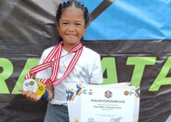 Petenis Cilik Payakumbuh Raih Dua Medali di Kejuaraan Tenis Nasional