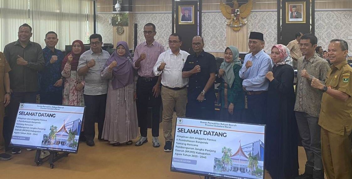 Terima Kunjungan Pansus II DPRD Agam, Nurnas Ingatkan Arah Kebijakan dan Sasaran Pokok dalam Pembahasan RPJPD