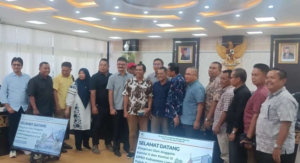 Anggota Komisi II dan III DPRD Limapuluh Kota Kunjungi DPRD Sumbar Bahas Program Kerja