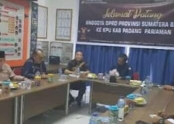 Komisi I DPRD Sumbar Pantau Persiapan Pilkada di KPU Padang Pariaman
