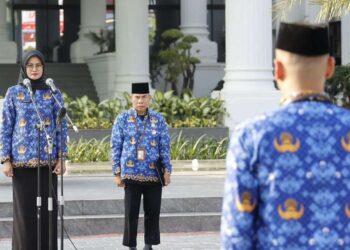 Sekretariat DPRD Sumbar Gelar Upacara Peringatan HUT RI ke 79, Dorong Penerapan Kerja Kompetitif dan Inovatif