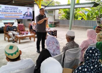 Reses di Kelurahan Olo, Wakil Ketua DPRD Sumbar Nanda Satria Catat Aspirasi Masyarakat Soal Jalan