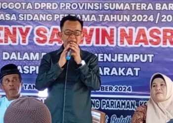 Terima Aspirasi dalam Reses, Anggota DPRD Sumbar Benny Saswin Tinjau Irigasi dan Bangunan SD