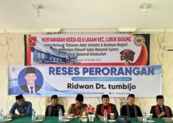 Reses di Kantor Camat Lubuk Basung, Ridwan Datuak Tumbijo Tekankan Soal Peran Ninik Mamak