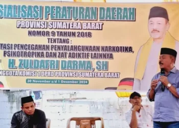 Anggota DPRD Sumbar Zuldafri Darma Sosialisasikan Perda di Tanah Datar