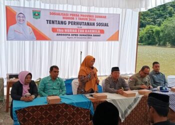 Anggota DPRD Sumbar Nurna Eva Sosialisasikan Perda Tentang Kehutanan Sosial