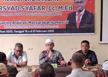 Reses Irsyad Safar di Bulakan Payakumbuh, Warga Minta Pengecoran Jalan
