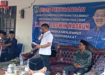 Usai Serap Aspirasi, Anggota DPRD Sumbar Benny Saswin Tinjau Saluran Drainase