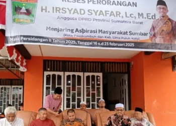 Irsyad Safar Reses di Kantor DPD PKS, Perbaikan Jalan Jadi Aspirasi Utama