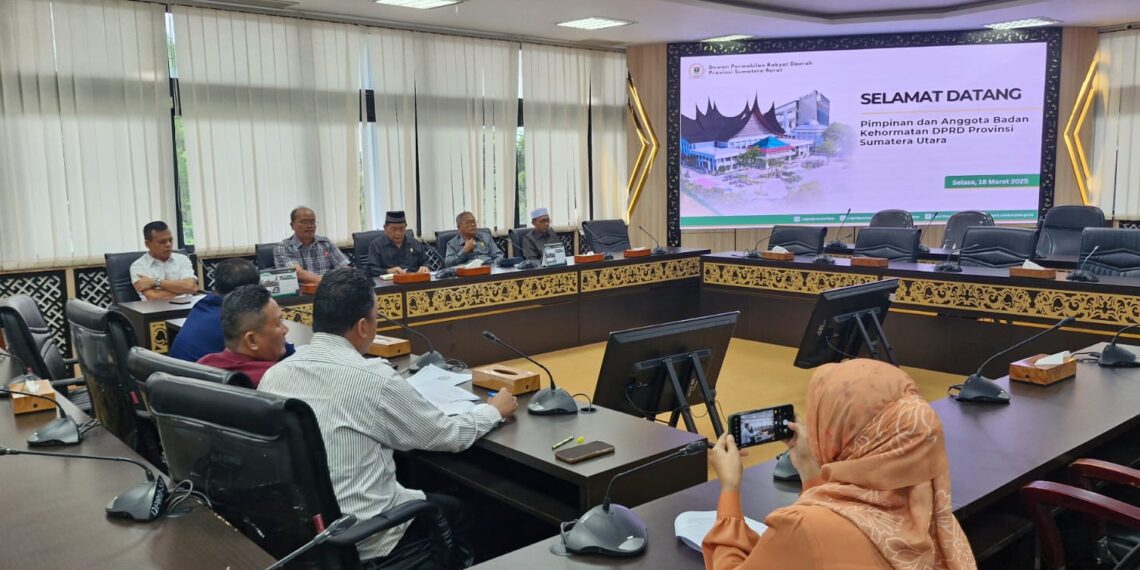 BK DPRD Sumut Kunjungi BK DPRD Sumbar, Bahas Tata Tertib dan Kode Etik