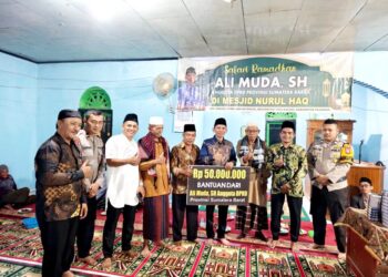 Anggota DPRD Sumbar Ali Muda Safari Ramadan di Jorong Padang Kubu
