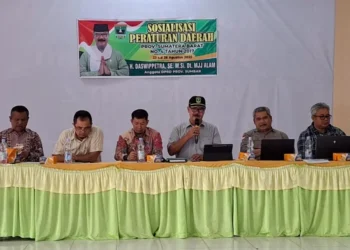 Anggota DPRD Sumbar Daswippetra Sosialisasikan Perda Pengusahaan Air Tanah