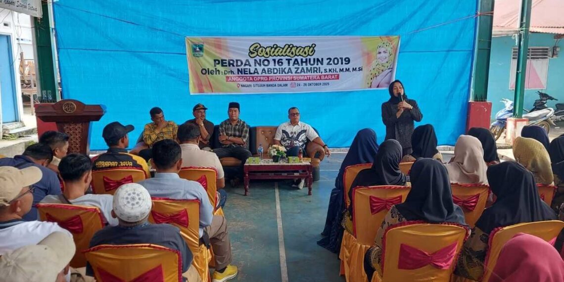 Nela Abdika Zamri Serap Aspirasi Konstituen dan Sosialisasikan Perda di Limapuluh Kota