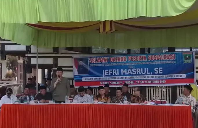 Anggota DPRD Sumbar Jefri Masrul Sosialisasikan Perda Ketahanan Keluarga di Lintau Buo