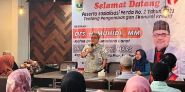 Sosialisasi Perda, Muhidi Sampaikan Langkah Potensial Bangun Ekraf