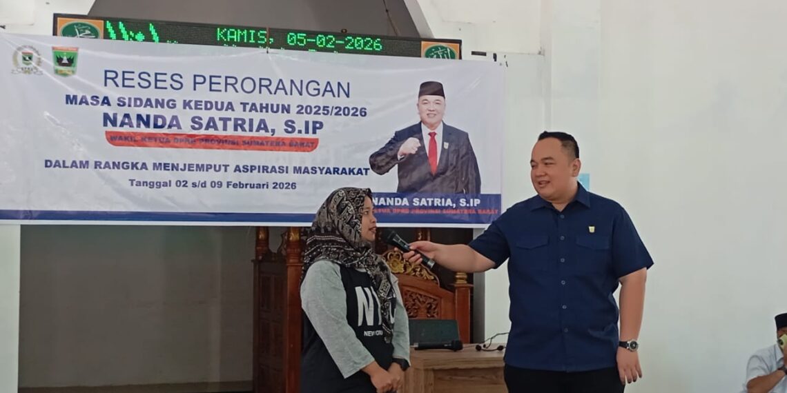 Reses di Pasar Lalang, Nanda Satria Janji Perjuangkan Kenaikan Bantuan Modal UMKM