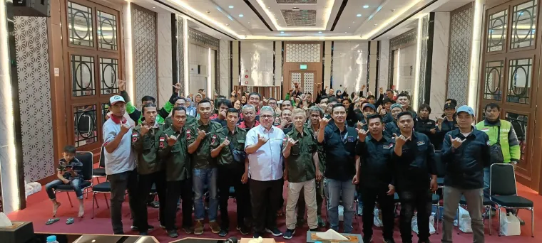 Ketua DPRD Sumbar Reses dengan Komunitas Ojol