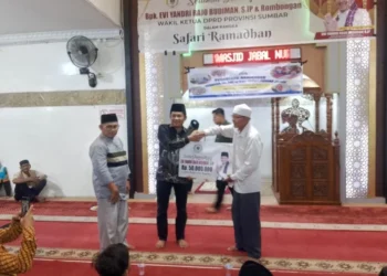 Safari Ramadhan di Seberang Padang, Evi Yandri Ingatkan Rehabilitasi bagi Pengguna Narkoba