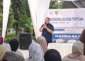 Wakil Ketua DPRD Nanda Satria Sosialisasikan Perda Soal Kesejahteraan Sosial