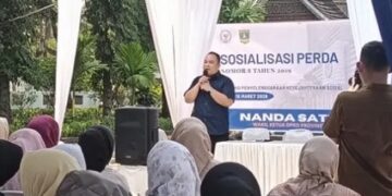 Wakil Ketua DPRD Nanda Satria Sosialisasikan Perda Soal Kesejahteraan Sosial