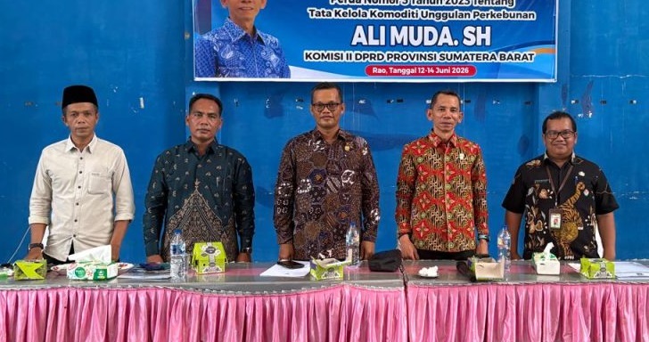 Anggota DPRD Sumbar Ali Muda Dorong Pemanfaatan Perda Tata Kelola Komoditas Unggulan Perkebunan di Rao