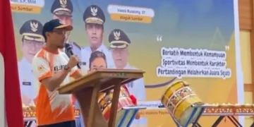 Anggota DPRD Sumbar Irsyad Syafar Buka Kejuaraan Tenis Meja Se-Sumbar