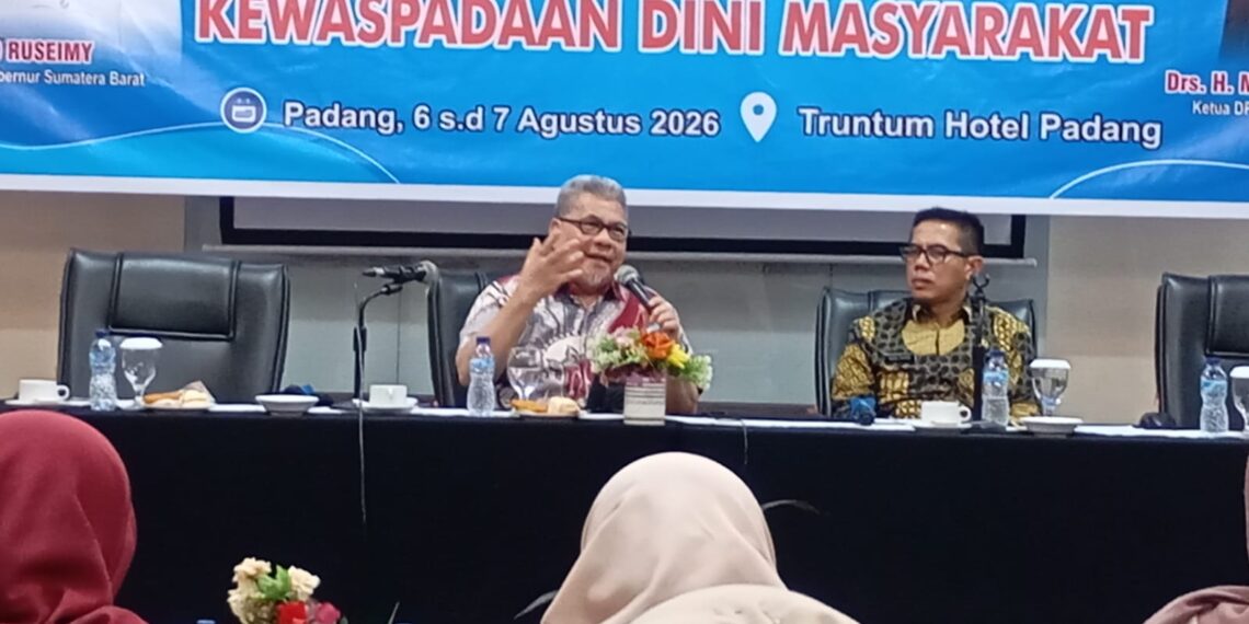Ketua DPRD Sumbar Ajak Masyarakat Bangun Budaya Kewaspadaan Dini