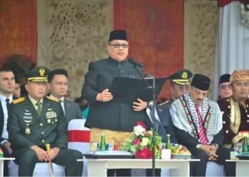 Muhidi Bacakan Naskah Ikrar di Upacara Peringatan Kesaktian Pancasila